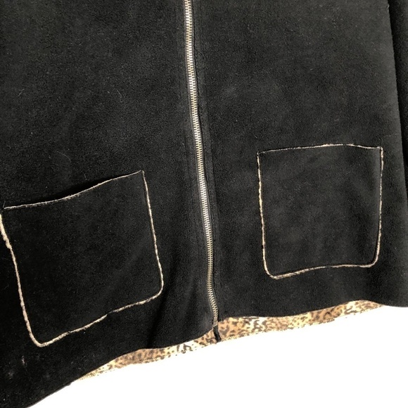 Barrage collection black animal print jacket. Med - Picture 7 of 7